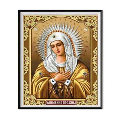 China Personalized Customization 5D Canvas Wall Art Home Decoration Pieces Canvas Print Wall Art DIY Diamond Painting Religion Icon for sale