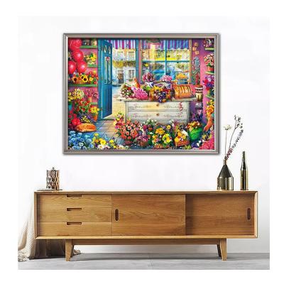 China Custom Cross Stitch Kit Diamond Embroidery Sale Landscape Wall Art Decorations 5D DIY Diamond Painting Kit New Arrival Store for sale