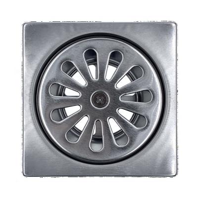 China Traditional Floor Strainer Stainless Steel Floor Drain Home Use Bathroom Kitchen, Square Type Stainless Steel Floor Drain Cover for sale