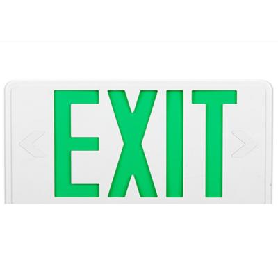 China LED Emergency Exit Sign Warning Light With Built-in Rechargeable Battery For Power Failure for sale