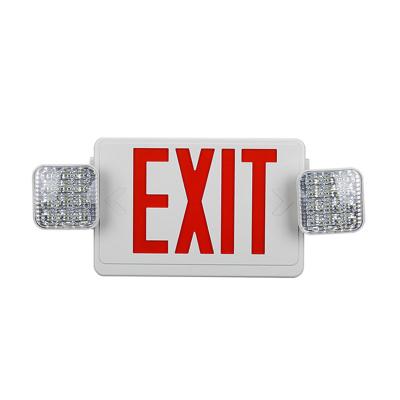 China Emergency Lights Wholesale Green Safety LED Rechargeable Emergency Exit Warning Lights for sale