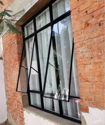 China Swing Personalized Customization Handmade Steel Iron Awning Windows For Residential Or Commercial Buildings for sale