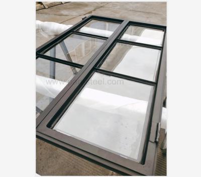 China Swing Steel Frame Window Welding Single Design Steel Thermal Break Steel Window Grille Windows for sale