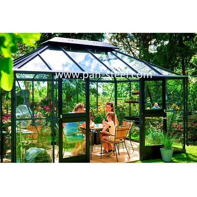 China Modern hot sale! Steel Structure Sunlight Room Solarium For Europe Villa for sale