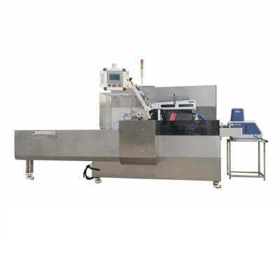 China Automatic Bread Food Cake Cake Food Cookie Cartoning Packing Machine With Hot Glue Machine for sale