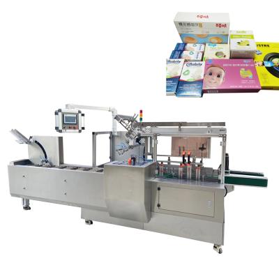 China Full Automatic Hot Tube Package Machine Hot Glue Sealing Box Food Melt Glue Soap Bottle Face Mask Cardboard Box Cosmetic Packaging Machine for sale