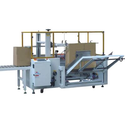 China High Speed ​​Food Cardboard Box Forming Carton Random Box Crate Machine Tape Sealer Bottom Erector for sale