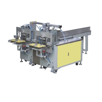 China Semi-automatic food plastic bag xfold tissue paper napkin packing machines for napkins for sale