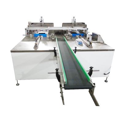 China Automatic Food Facial Tissue Plastic Bag Packing Horizontal Tissue Packing Machine With Two Line for sale