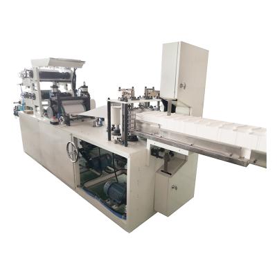 China Paper Industry Two Color Printing Folding Type Napkin Paper Making Machine Price Small Tissue Paper Machinery For Home Business for sale