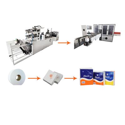 China New Paper Industry State Napkin Making Machine Tissue Paper Square Napkin Production Line Machine For Making Paper Napkins for sale