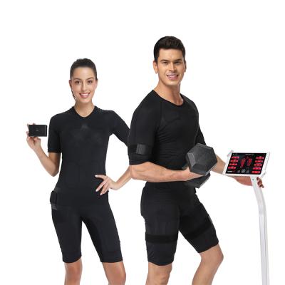 China Skin Tightening Hottest Unisex Clothes Fitting EMS Suit Muscle Building And Fat Removal For EMS Fitness Machine for sale