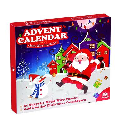 China New Reused Christmas Advent Calendar Box Material Design Packaging Box 2021 for sale