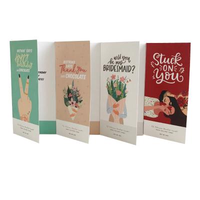 China New Design Recyclable Luxury Book Shape Chocolate Paper Packaging Boxes for sale