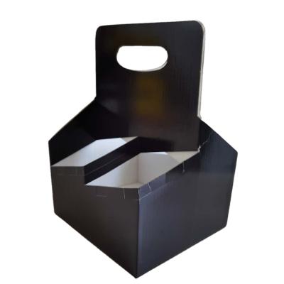 China Custom Color Printing Corrugated Cardboard Wine Bottle Paper Carrier Recyclable for sale