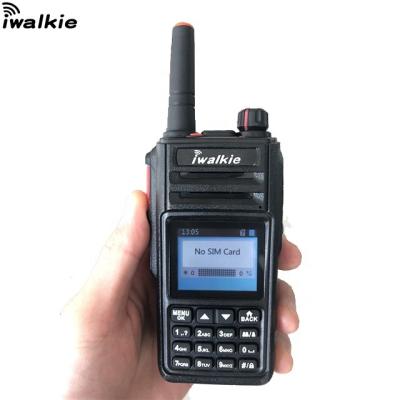 China Sim Card Hot Selling Iwalkie HJ3698L 4G LTE GSM WCDMA Network Security IP Two Way Radio With GPS for sale