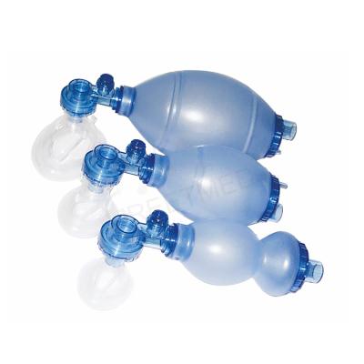 China High Quality PVC Plastic Neonatal Infant Adult Medical Manual Resuscitator for sale