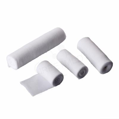 China Hosiptal China Manufacturers Surgical Absorbent Waist Colored Medical Sterile Cotton Gauze Bandage Roll for sale