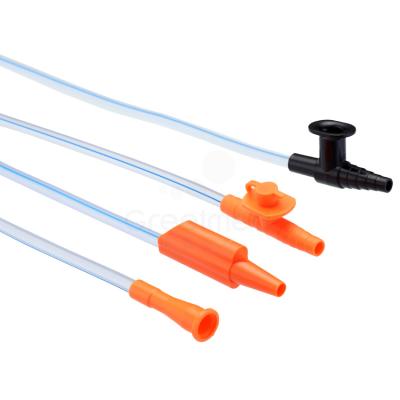 China Cheap Price fr5-fr24 Medical Grade PVC Sterile Surgical Disposable Suction Catheter Tube for sale