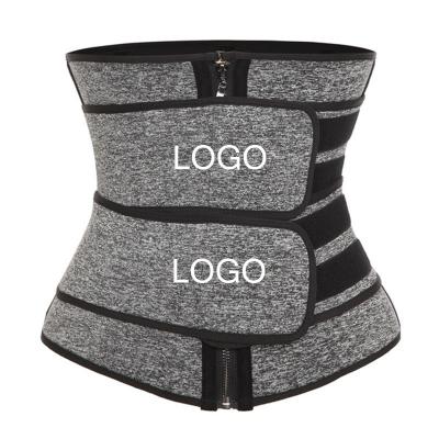 China OEM Breathable Custom Logo Neoprene Steel Bone Waist Trainer for sale