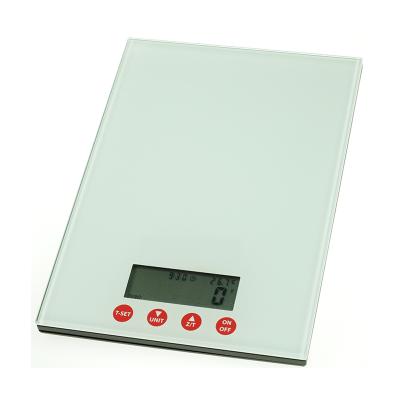 China Clock Function Good Quality Digital Accurate Electronic Scale Cheap Pure Kitchen Scale for sale