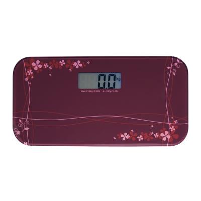 China Profesional High Precision Precision Bathroom Sensor Digital Scale Red Body Scales For Home for sale