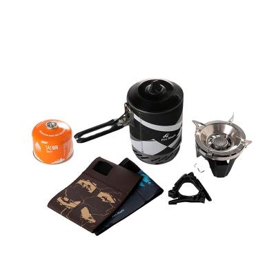 China High Power Fast Boiling Fire-Maple STAR-X2 Camping Stove Black Cookware With 3 Covers for sale