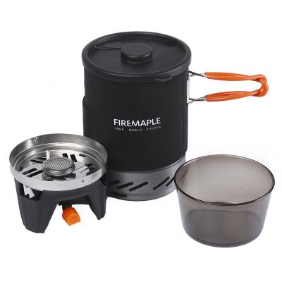 China High Power Fire-Maple Outdoor Fast Boiling Camping Stove FMS-X1 Black Cookware for sale