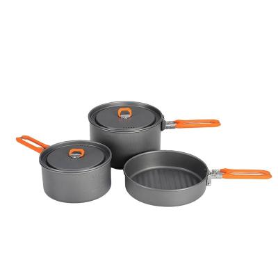 China Manual Fire-Maple FEAST 3 kits stainless steel cookware outdoor camping stove and 2 pots for sale