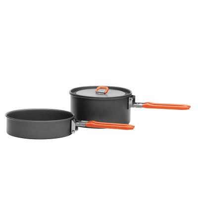 China 1 Kit Manual Fire Feast-Black Maple and Cookware Orange Camping Stove and Pot for sale