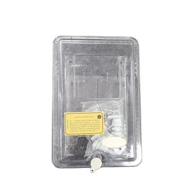 China Hot BAOGUANG PC In South America Transparent Plastic Electrical Shield Polycarbonate Meter Box for sale