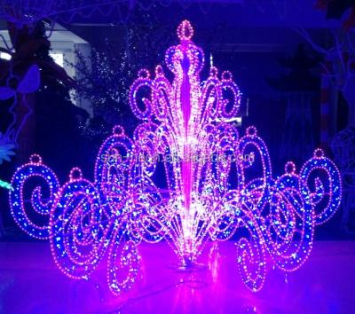 China Festive Commercial Use Decoration Christmas Pattern Outdoor Led Light For Park for sale