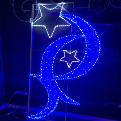 China Commercial Use Decor China 3D Rope Pattern Light Christmas Decoration Gift Box Led Light for sale