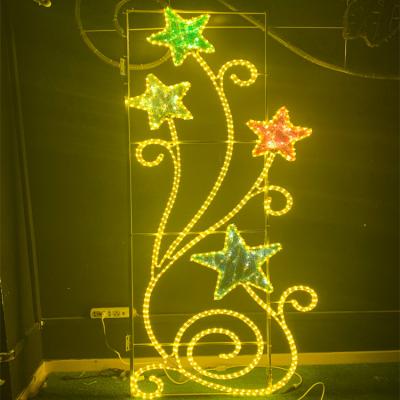 China Commercial Use Christmas Pattern Super High Brighter Ski Light For Garden Decoration for sale