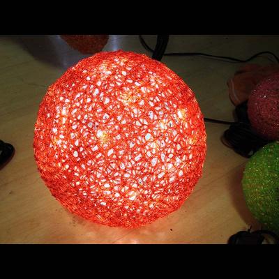 China Led String Light Led Round Ball Christmas Lights Led Circular Ball Light Outdoor for sale