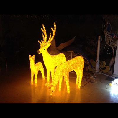 China Led String Light Christmas Led Acrylic Reindeer Light Reindeer Running Lights for sale