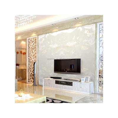 China Modern Economic Custom Design 15-30mm Indoor Decorative Gray Blue Beige Artificial Onyx Marble Wall Stone for sale