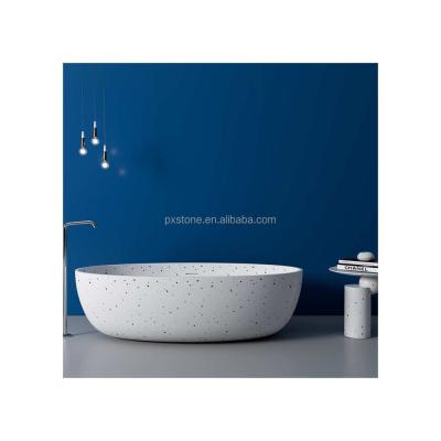 China Freestanding Oval Shape Modern Professional Artificial Stone Toilet Maker Soaking Tubs for sale