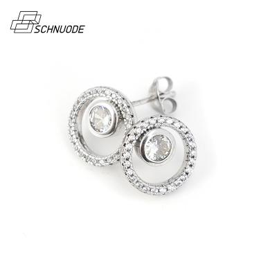 China Silver Stud Crystal Stud Earring Women Jewelry Luxury High Quality BOHEMIA Fashion Earring for sale