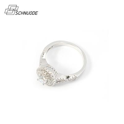 China FASHIONABLE Luxurious Silver Women's Crystal Ring Wedding Ring Jewelry for sale