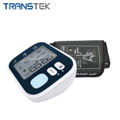 China TRANSTEK Plastic Electronic Portable Heart Rate Meter Cuff Arm Pulse Heart Rate App Auto Digital Wireless Blue Tooth Blood Pressure Monitor for sale