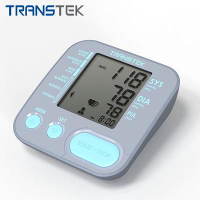 China TRANSTEK OEM BP Monitor Sphygmomanometer Plastic Arm Style Digital Automatic Electronic Blood Pressure Machine for sale