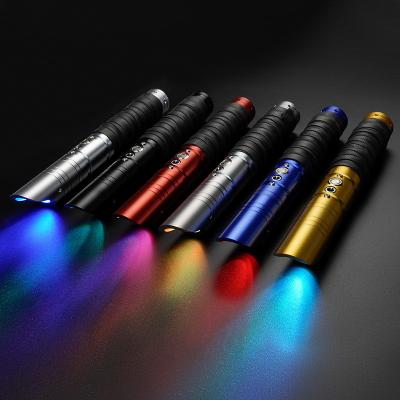 China For THYSABER fun metal handle duel RGB heavy lightsaber with 6/10 sound sets for cosplay for sale