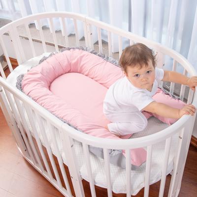 China Portable Snoozzz Pink Baby Sofa Cradle Toddler Crib Sleeper Baby Nest Eco-Friendly/Breathable Eco-Friendly Blanket/Soft/Foldable/Removable for sale