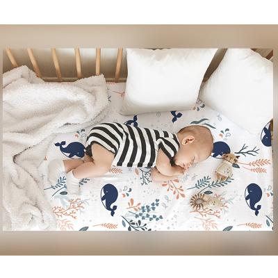 China Snoozzz Crib Mattress Mattress Cover Anti-Static Peanut Fitted Crib Sheet for sale