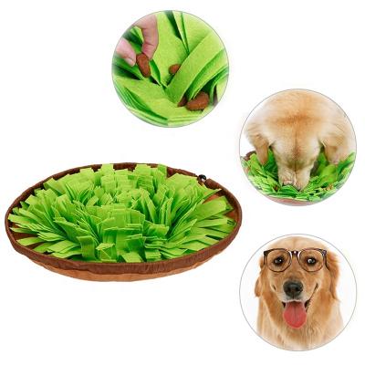 China Sustainable IQ Training Slow Eat Bowl Adjustable Interactive Feed Play Dog Small Sniffle Nose Mat For Dogs Toy for sale