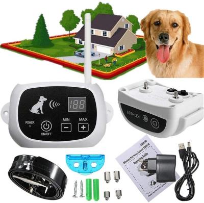 China Viable Wholesale Dog Products Supplier High Quality Waterproof Cordless Wireless Training Electric Dog Barrier for sale