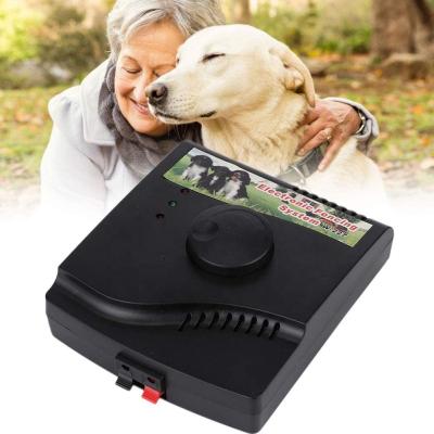 China Dropship Stocked Pet Fence In-Ground Electric Dog Barrier Wireless Electric Dog Training Collar Receivers Hiddens Pet Restraint System for sale