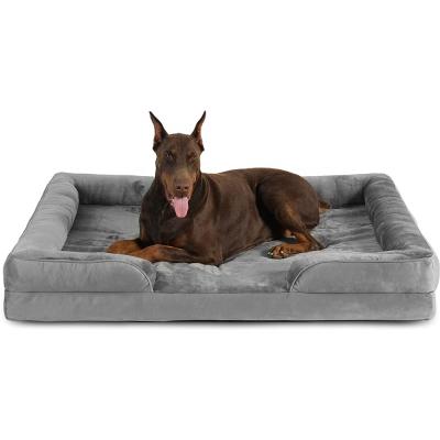 China Sustainable Animal Plush Toy Dog Sofa Dog Bed For Couch Indestructible Eco Friendly Large Dogs And Cats for sale