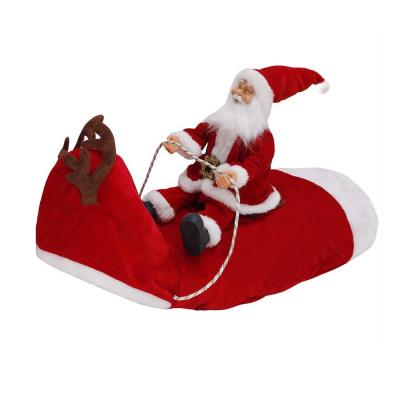 China Wholesale Sustainable Pet Christmas Pet Clothes Santa Claus Dog Clothes Holiday Dog Quadruped for sale